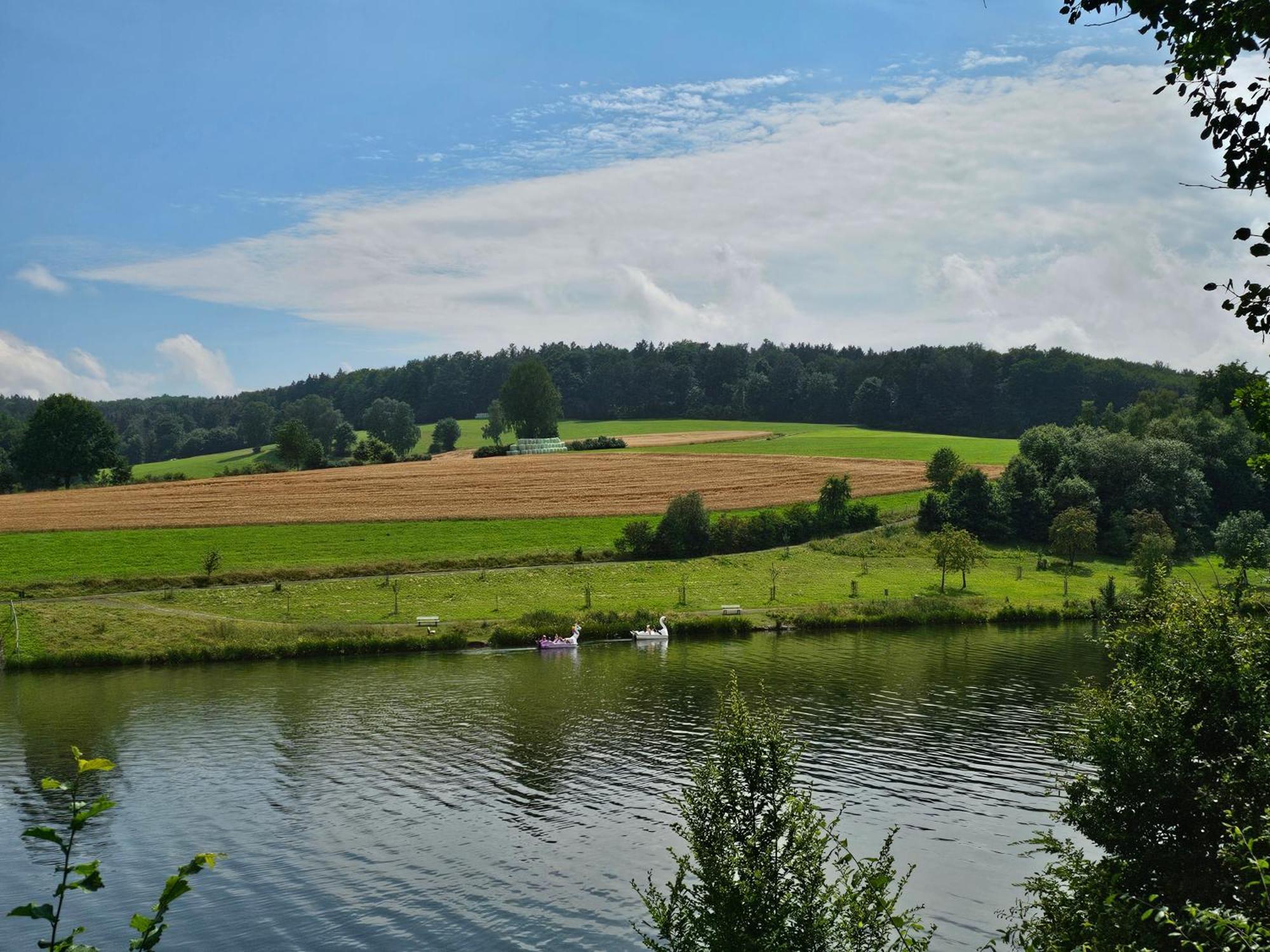 Ferienhaus "Baeren Ecke" Am See Im Bergland Kirchheim  Bagian luar foto